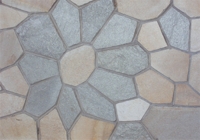 Mosaico in quarzite